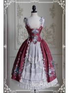 Krad Lanrete Le Portrait de Marie SP Shirred Top, Corset Top and Open Front Skirt Sets(Limited Reservation/3 Colours/Full Payment Without Shipping)